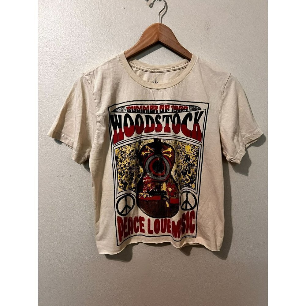 Women's Life Clothing Co Woodstock Cropped Tee Size M [EXCELLENT]